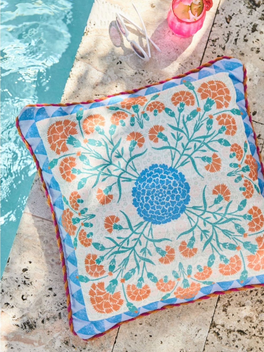Ellen Merchant for Anthropologie Indoor / Outdoor Throw Pillow / Cushion